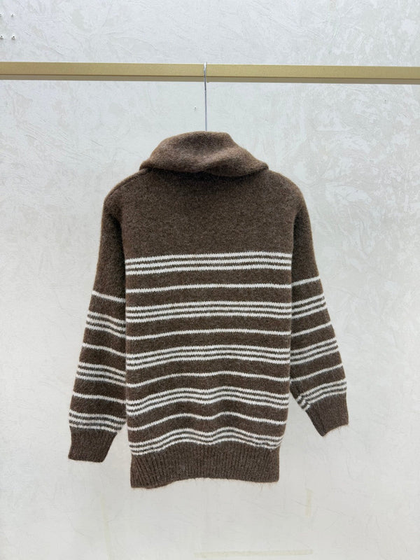Chanel Pull Rayé Laine Mohair 2025 734809