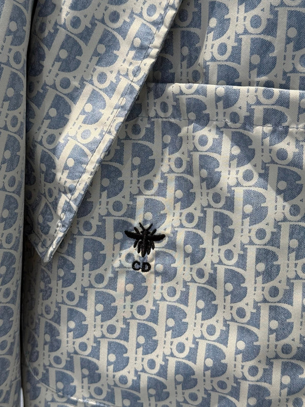 CD 25 hooded jacket baby blue polyester