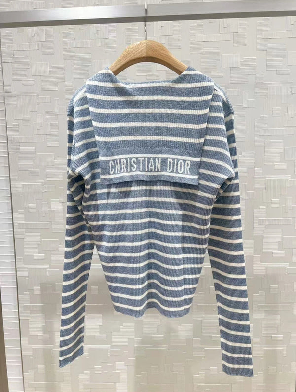 CD 25 Striped Long Sleeve Shirt Cotton