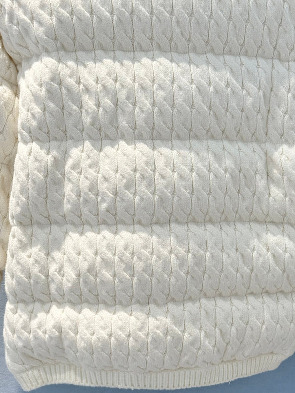 Moncler 25 Jacket Rope White Wool