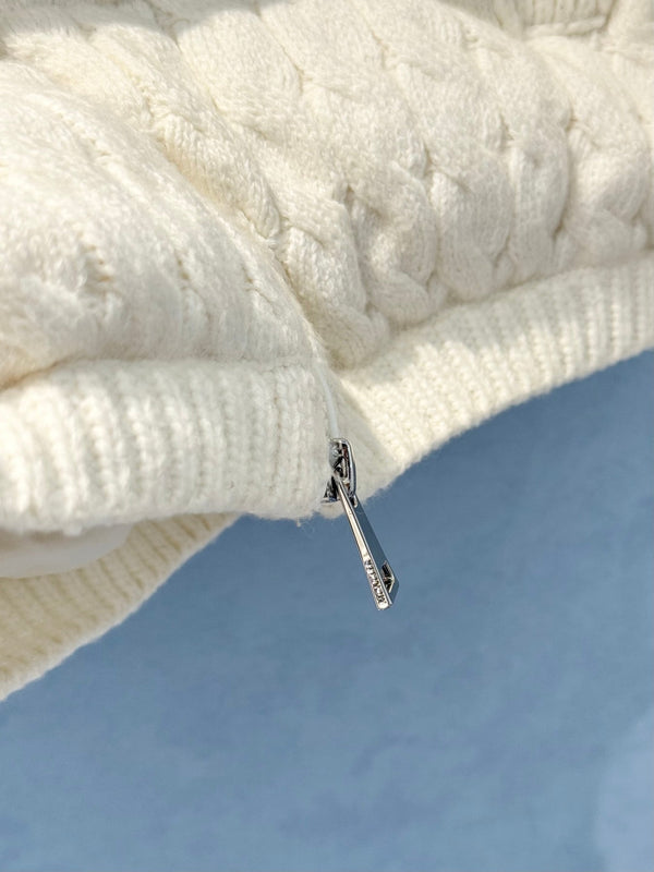 Moncler 25 Jacket Rope White Wool