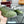 Sneaker GG Screener da uomo in pelle di vacchetta verde diamante 559029