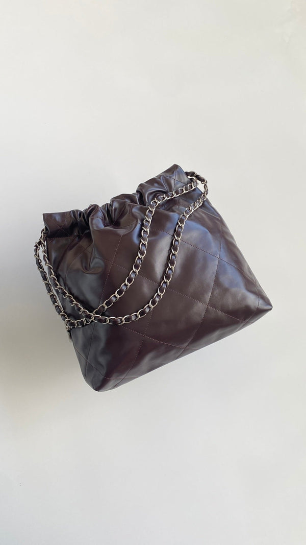 CC Small Hobo Bag 37 Chocolate Calfskin