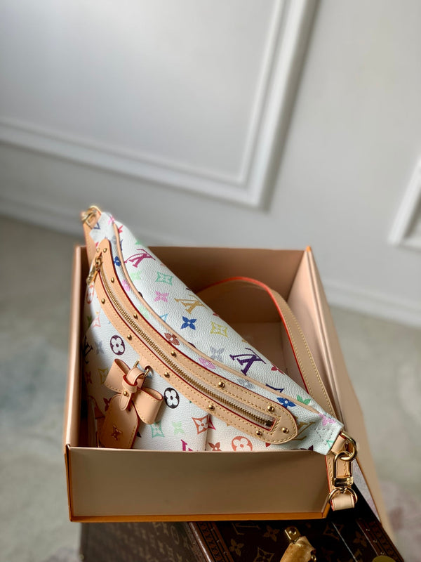 LV High Rise bumbag Multicolor Canvas Cowhide 241033