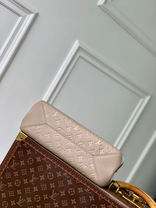 Borsa tote Anytime 34cm Beige Gold Empreinte in pelle 251566