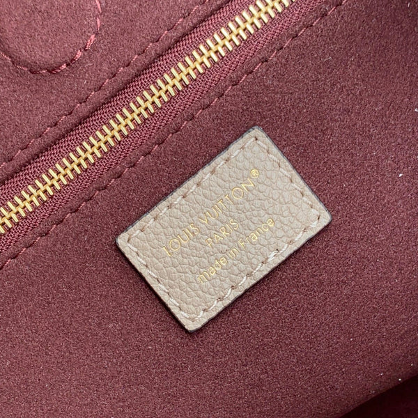 Borsa tote Anytime 34cm Beige Gold Empreinte in pelle 251566