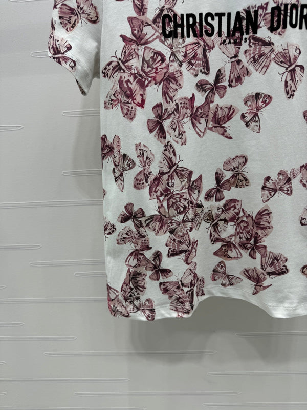 Dior 25C T-Shirt Papillon multicolore Pattern 228799