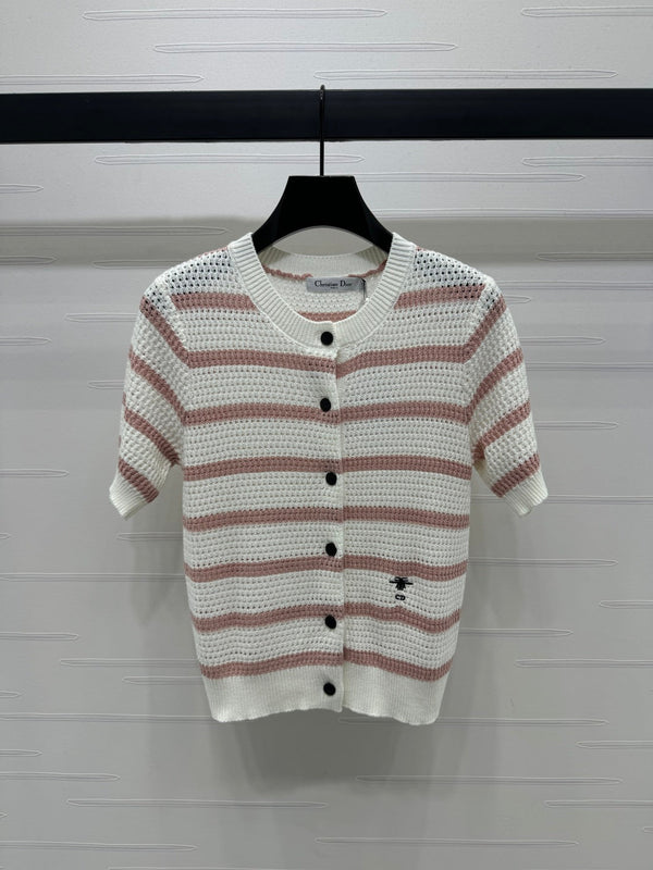 Dior 25 Short Sleeve Cardigan Wool 233494