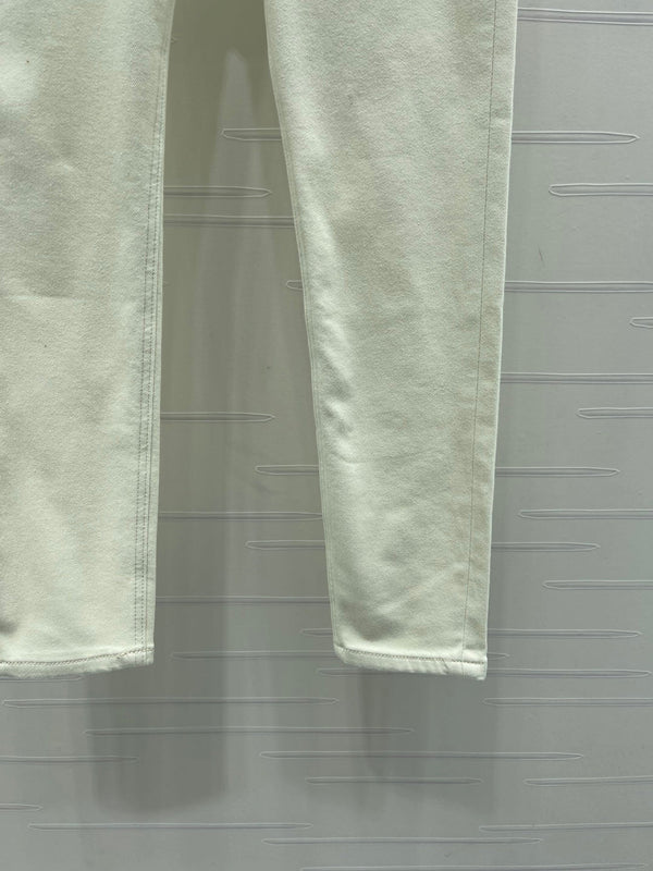 CC Jean Slim Blanc Rose Denim 343627