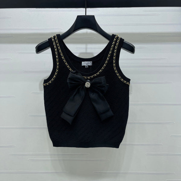 CC 26 Haut Printemps/Été Laine Noire 343439