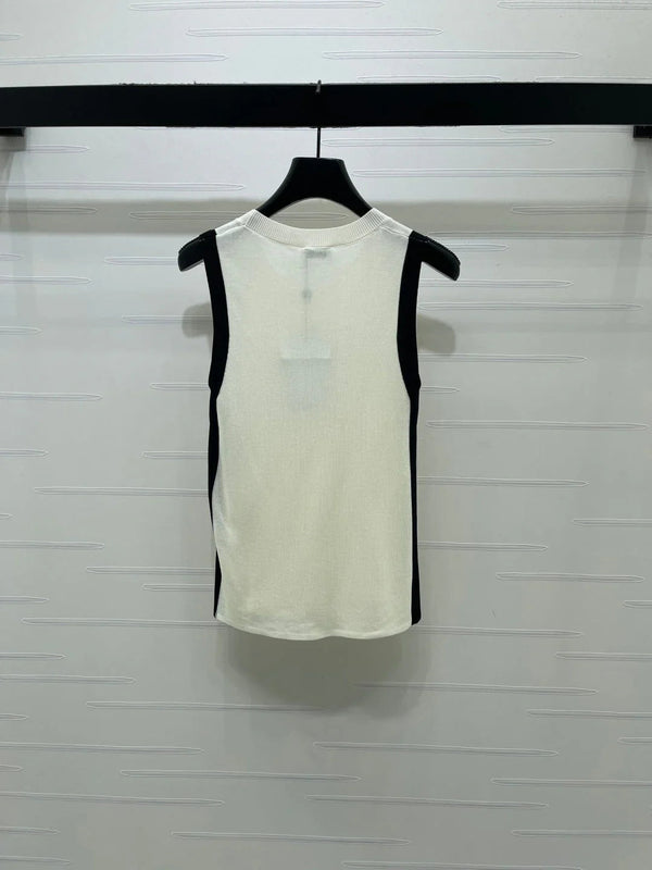 CC 2026 Color-blocked Knit Vest Tencel 390651