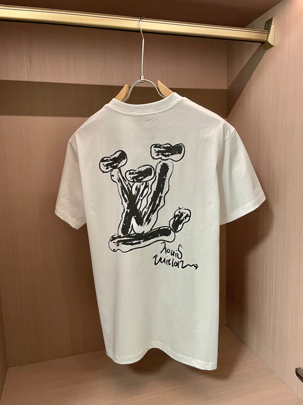 LV WHITE COTTON T-SHIRT 239588