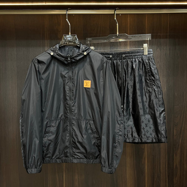 LV SET JACKET AND PANTS BLACK 239591