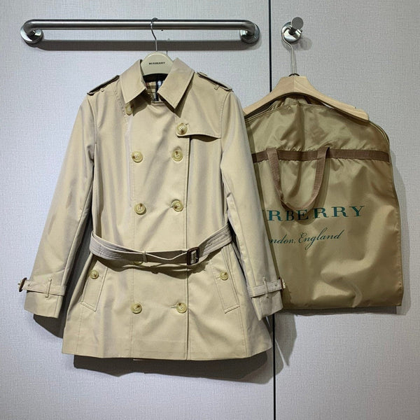 Bur 25 Chelsea Short Coat Beige Cotton 235677
