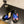 CC 25 Platform Slide in tessuto blu in pelle di pecora 334741
