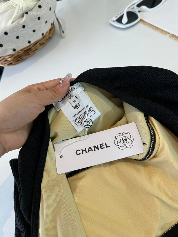 Chanel Bikini Black Cotton 185840