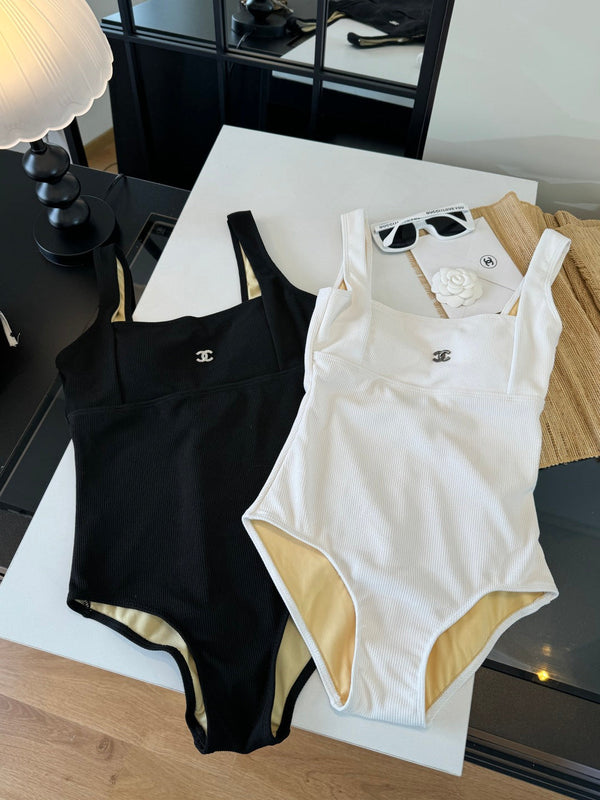 Chanel Bikini Black Cotton 185840