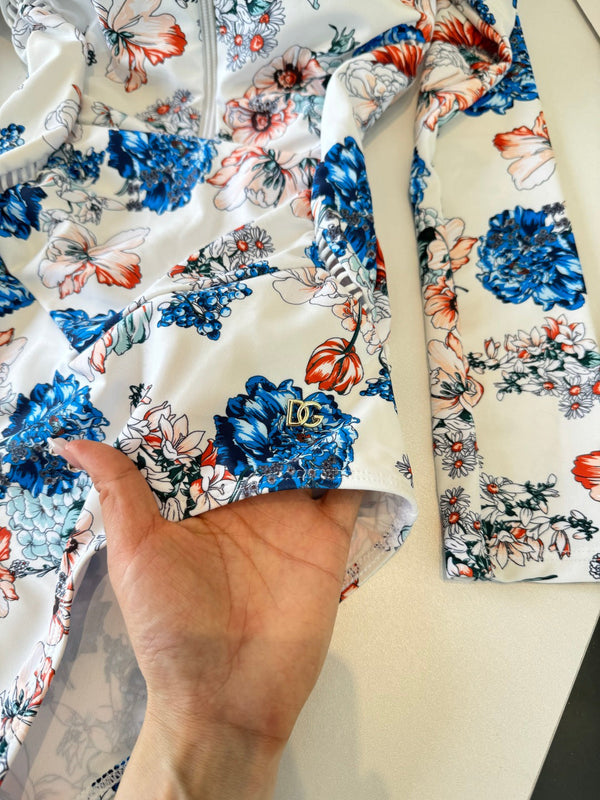 Dolce & Gabbana Bikini White Colorful Cotton 185842