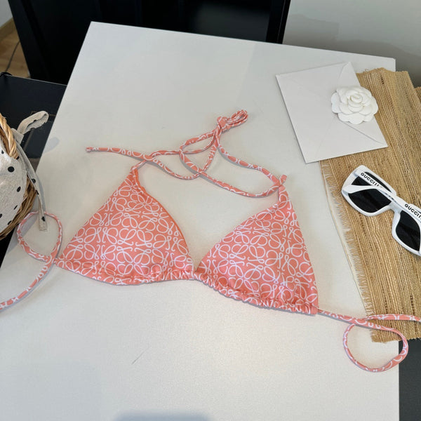 Loewe Bikini Monogram Pink Cotton 185845