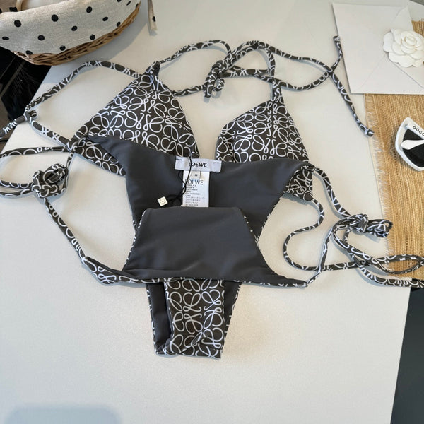 Loewe Bikini Monogram Black Cotton 185846