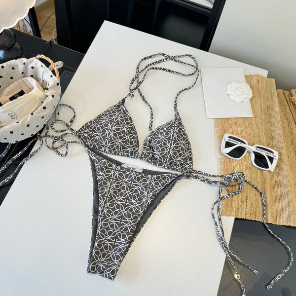 Loewe Bikini Monogram Black Cotton 185846