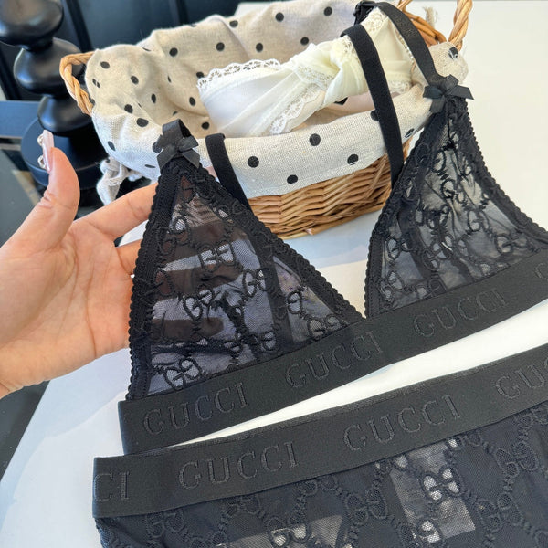 GG 26s Two-Piece Bikini Black Lace 201805