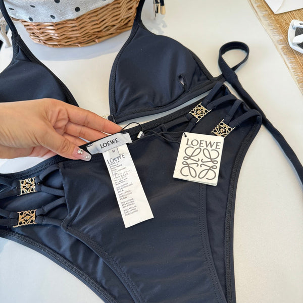 Loewe Two-Piece Bikini Black 203029
