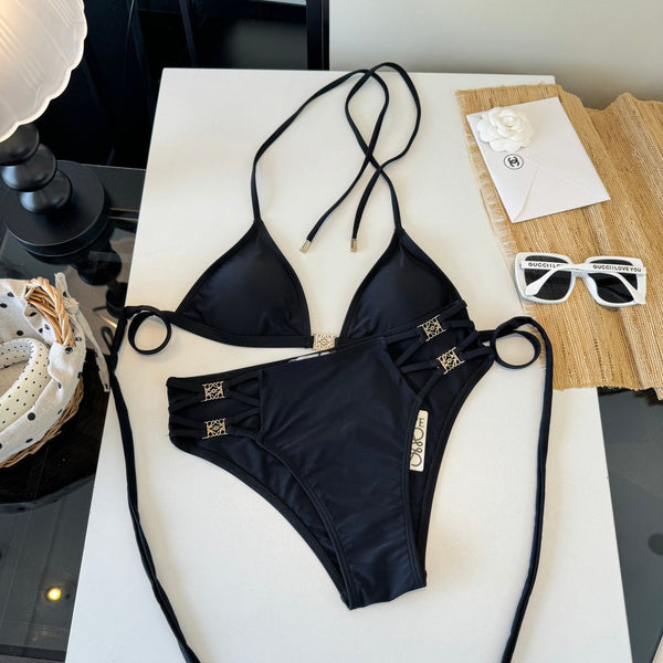 Loewe Two-Piece Bikini Black 203029