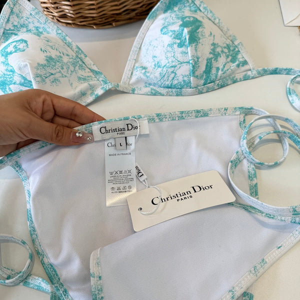 CD 26s Two-Piece Bikini Blue Colorful 201824