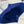 Loew Medium Bilbao Bucket Blue Smooth Calfskin 289318)