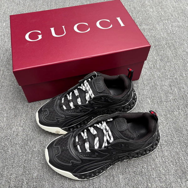 GG Men's 25 Cub3d Sneaker Black Mesh 721092