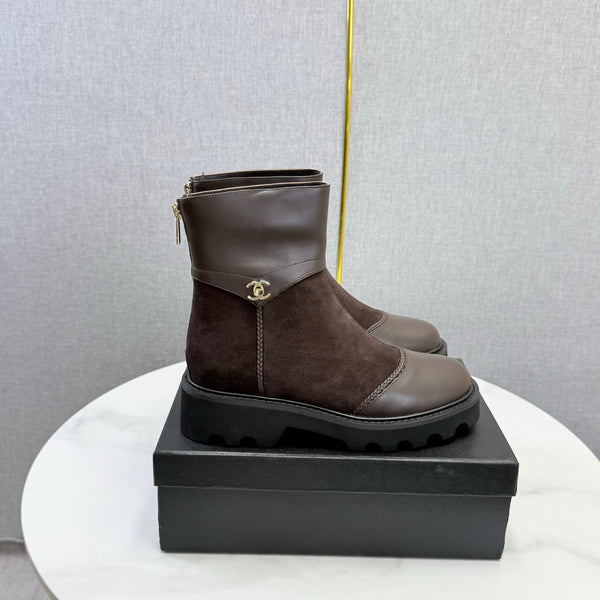 CC 26s Ankle Boots Suede Leather 167787