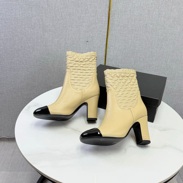 CC 26s Quilted Ankle Boots Leather 167803