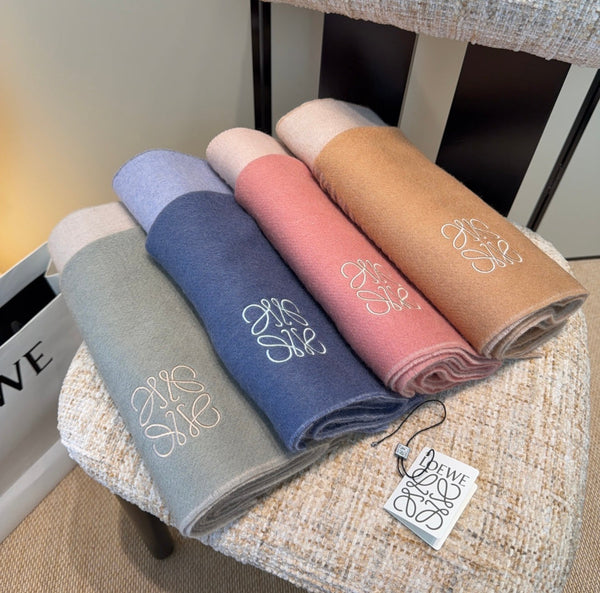 Écharpe Loewe 180CM Rose Laine mélangée 100131