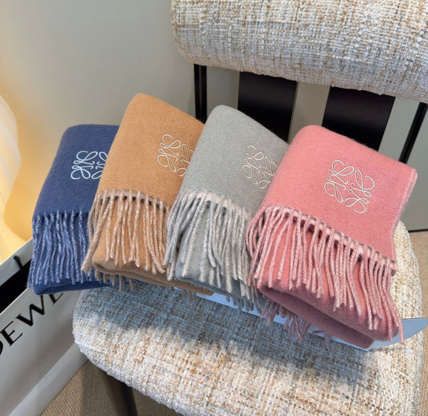 Écharpe Loewe 180CM Rose Laine mélangée 100131
