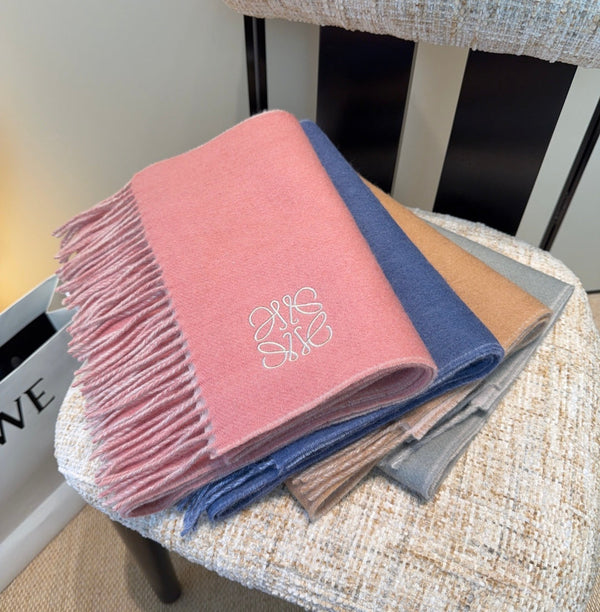 Écharpe Loewe 180CM Rose Laine mélangée 100131