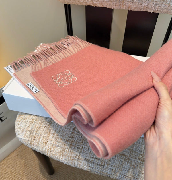Écharpe Loewe 180CM Rose Laine mélangée 100131