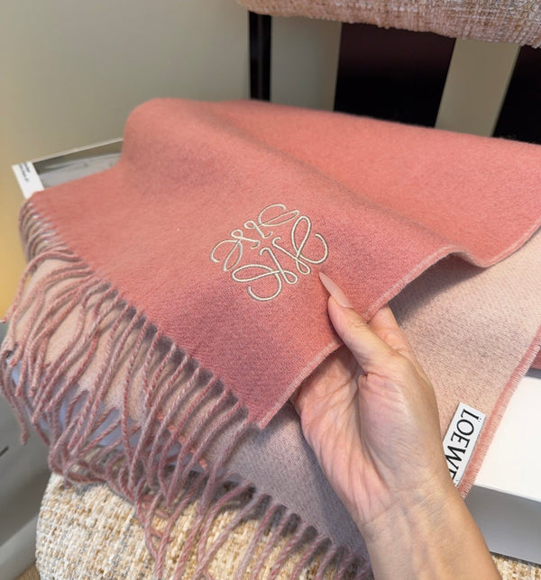 Écharpe Loewe 180CM Rose Laine mélangée 100131