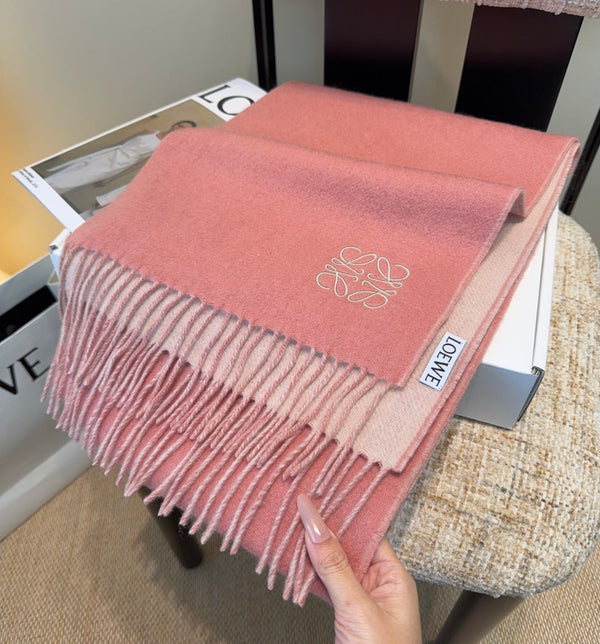 Écharpe Loewe 180CM Rose Laine mélangée 100131