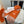 HM Scarf 190 CM Orange Wool 969469