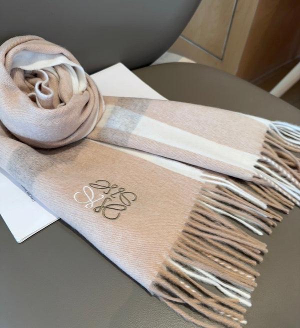 Loewe Scarf 180CM Beige Cashmere 969481