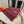 HM Scarf 190 CM Burgundy Wool 969491