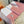 HM Scarf 190 CM Pink Ivory Wool 969496