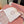 HM Scarf 190 CM Pink Ivory Wool 969496