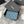 CC Boy Flap Card Holder Muted Teal Gold-tone Grained Calfskin 242854