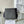 Pra 2M0513 Metal Triangle Logo Wallet 11cm Black lychee-grained cowhide
