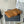 Pra 1MV204 Small Wallet Brown Saffiano & Smooth Leather