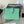 Pra 1MV204 Small Wallet Light Green Saffiano & Smooth Leather