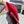 Pra 1MV204 Small Wallet Red Saffiano & Smooth Leather