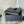 Pra 1MV204 Small Wallet Black Silver Tone Saffiano & Smooth Leather